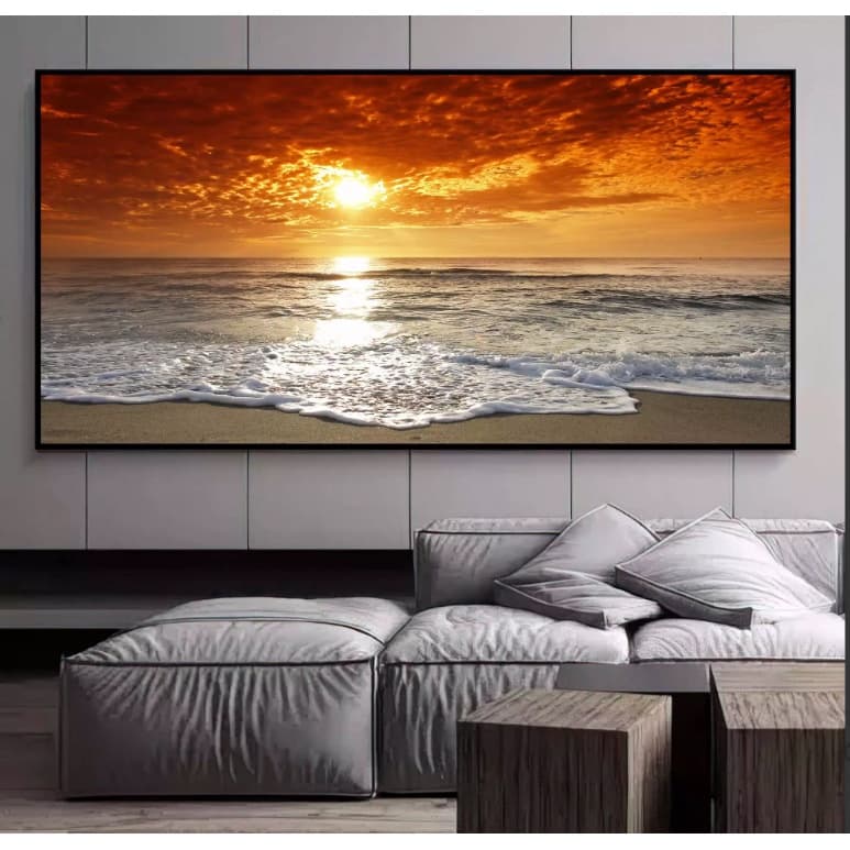 Quadro decorativo 1 tela Praia