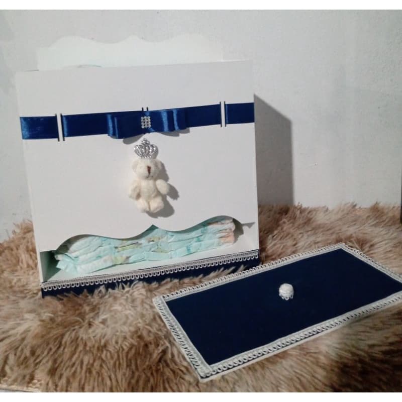 porta fraldas em MDF personalizado