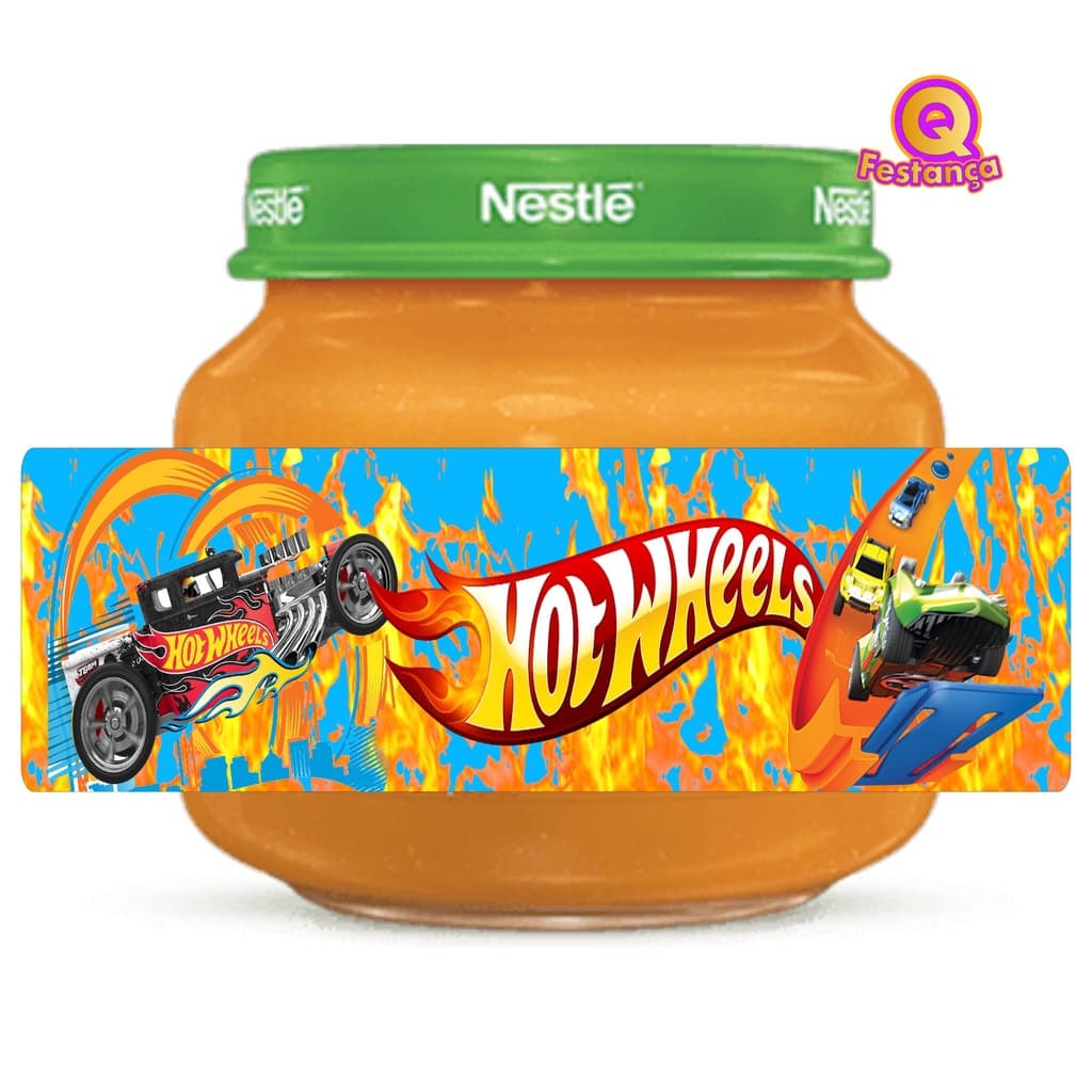 10 Rótulos Adesivos Papinha Hot Wheels -Pronto para ser aplicado-  Carrinhos, Carrinhos Hot, Carrinho Miniatura, Pista, Pista de Carros