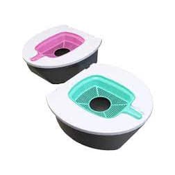 Banheiro Gato Gatoalete Azul / Rosa Vaso Sanitario Higienico