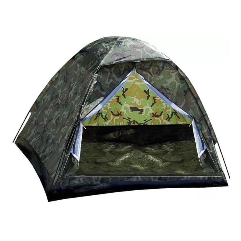 BARRACA PARA 6 PESSOAS NOVA CAMUFLADA VERDE