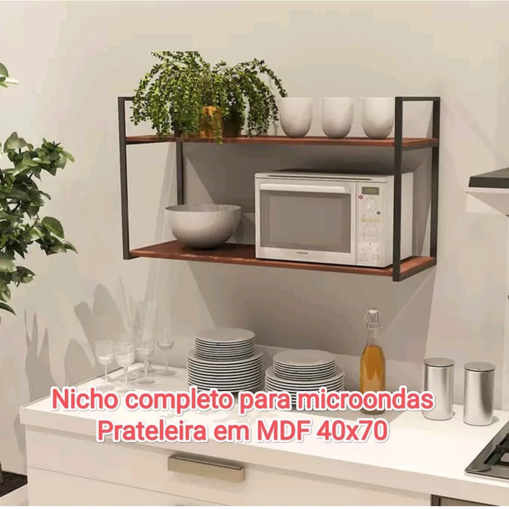 kit Prateleiras SUPORTES de FERRO para micro-ondas INDUSTRIAL e decoração ENVIO RAPIDO