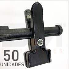 50 Presilhas Preta Par Cabides Tradicionais Médios