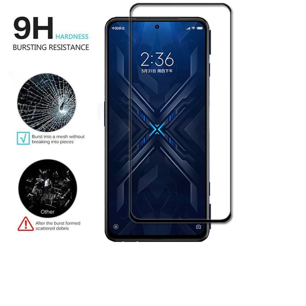 Película De Vidro 9H 3D 5D 9D Anti risco P/ Xiaomi Black Shark 4 4 pro 5 5 pro tela 6.67 Natsume