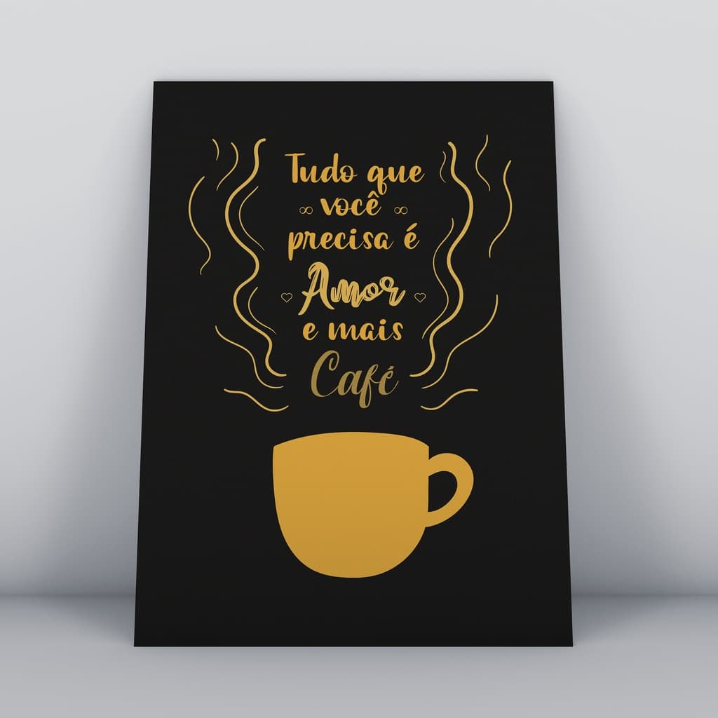 Quadros Decorativos Bebidas Café Para Cafeteria Padaria Lanchonete