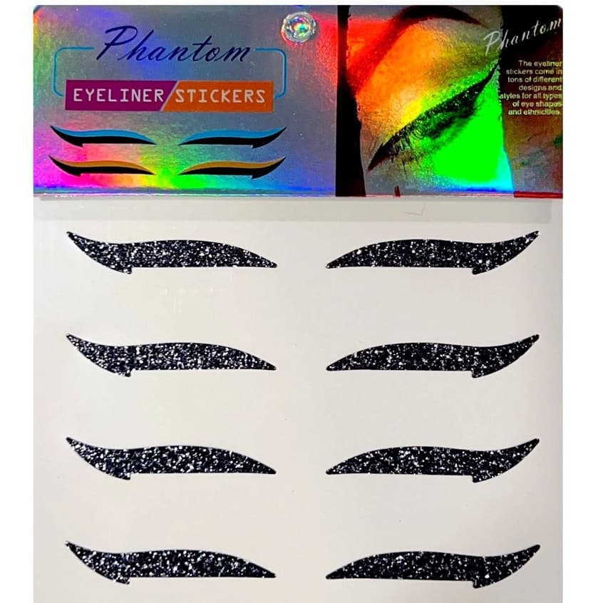Kit 4 pares delineador adesivo reutilizável original