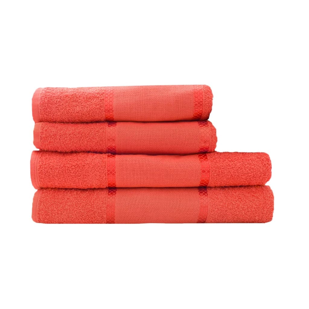 Kit Jogo Casal Banho e Rosto Para Artesanato Belíssima 4 Peças para Bordar  Perfeito Estilo