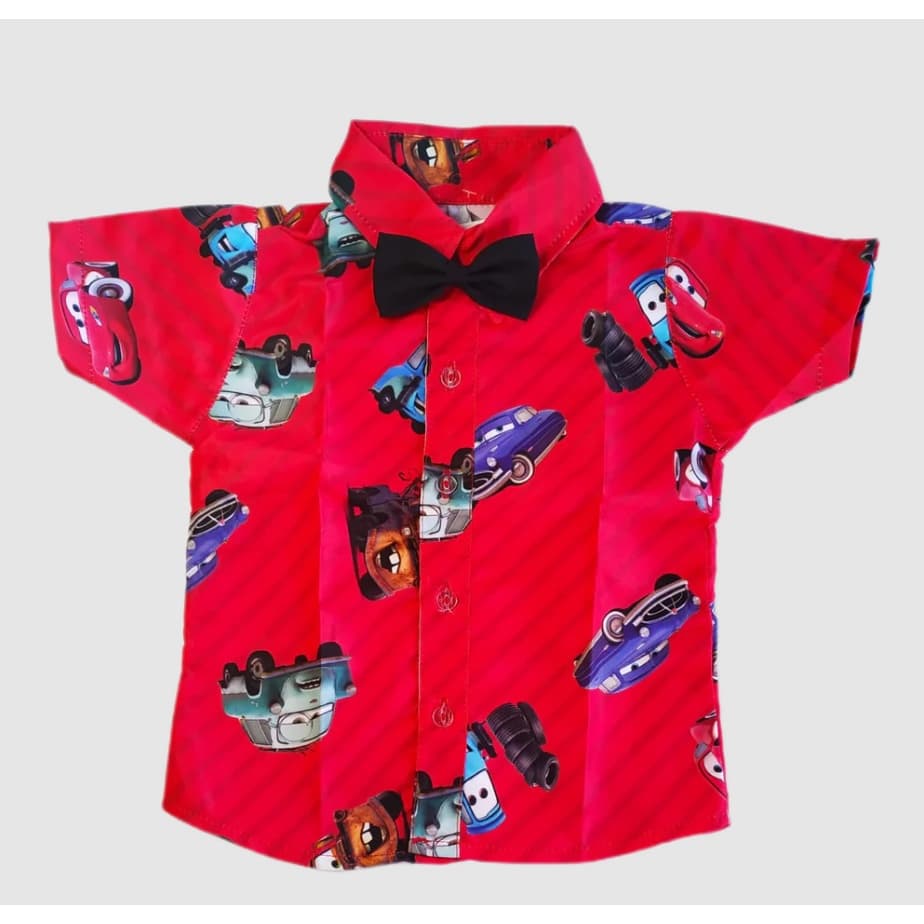 Camisa CARROS MCQUEEN infantil menino