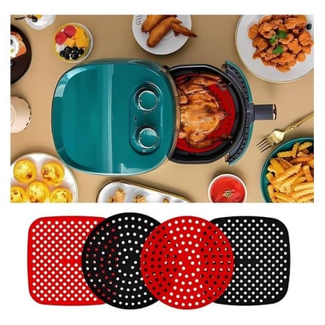 Protetor Tela Forma Para Airfryer Forno Silicone 20cm