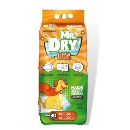 Tapete Higiênico Mr Dry BIG Premium C/ 30 unidades