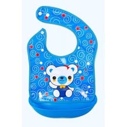 Babador de plástico Babador Silicone Cata Migalha Impermeável - SXWD4355