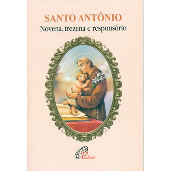 Livro Santo Antônio - novena, trezena e responsório - Religião Devocionarios