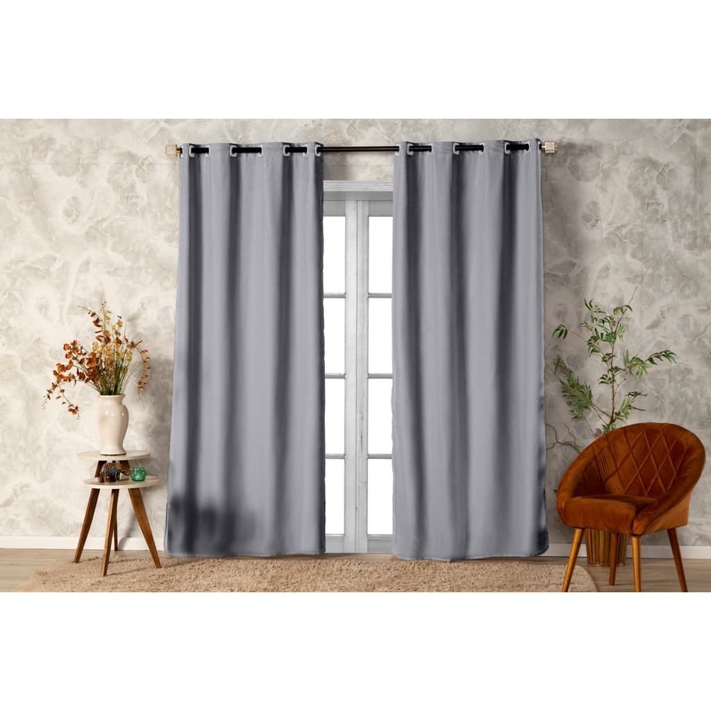 Cortina com Blackout PVC com Tecido Voil para Sala/Quarto medidas 2,80 m x 2,80 m Varias Cores