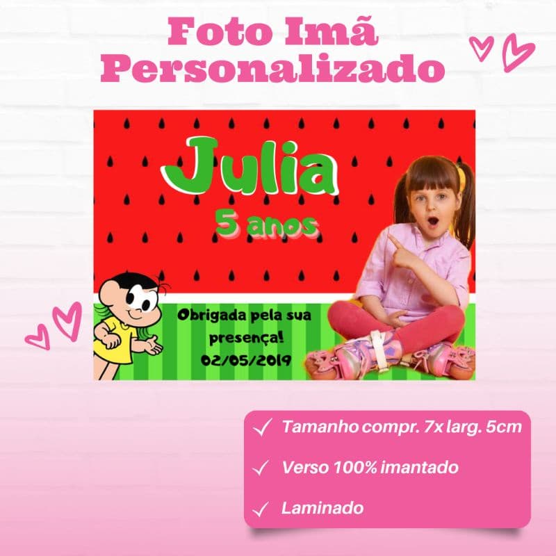 Imã de Geladeira Personalizado com Foto