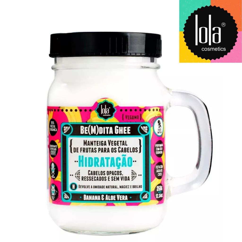Mascara Creme Bemdita Ghee Hidratante Banana 350grs - Lola Cosméticos