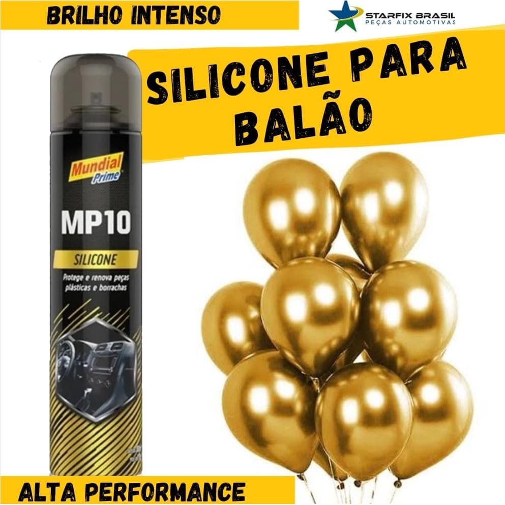 Spray silicone brilho para Balões