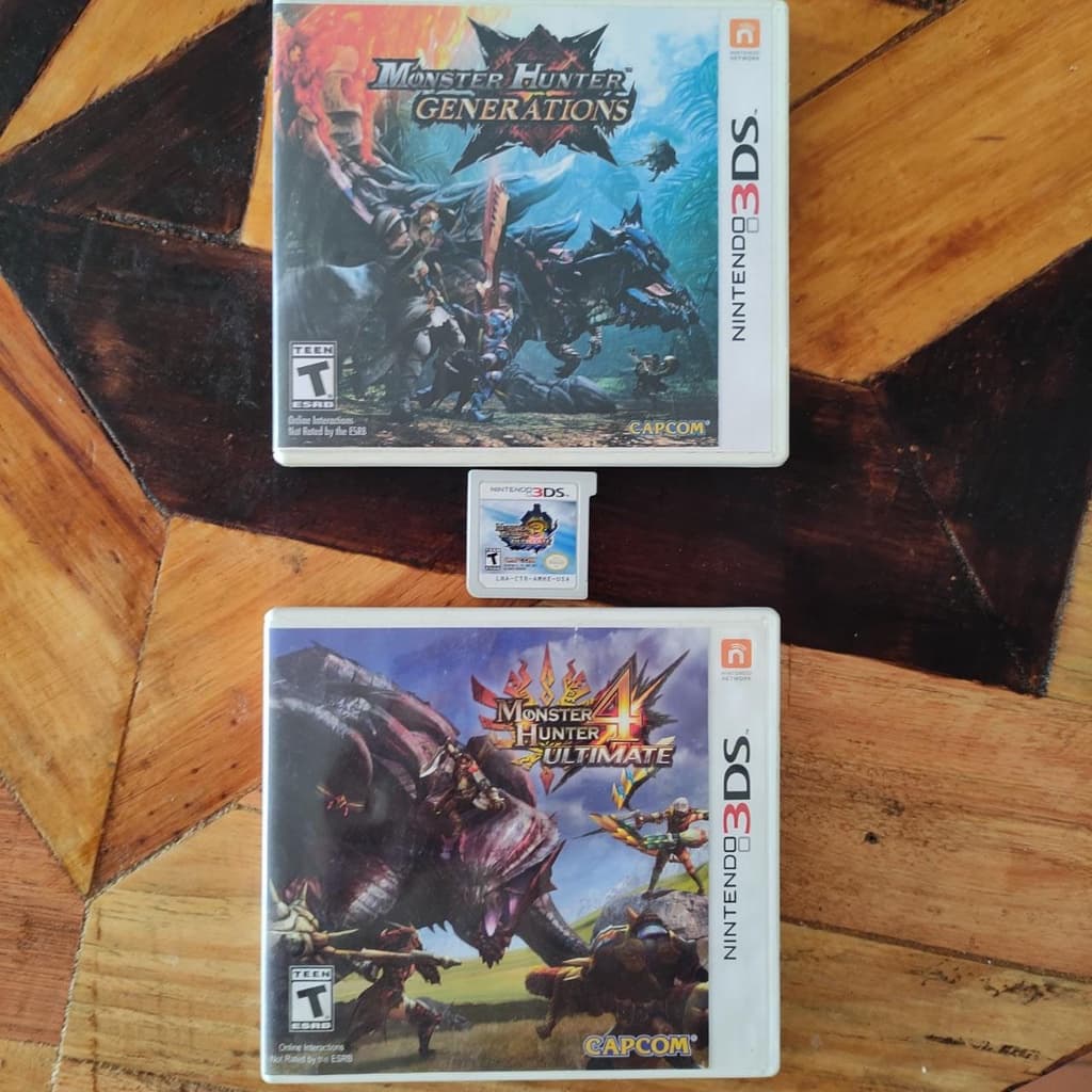 Monster Hunter Ultimate 4, 3 e Generations Nintendo 3DS