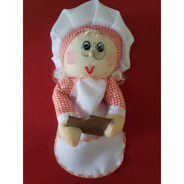 Porta toalha porta pano de prato vovozinha decoração para cozinha