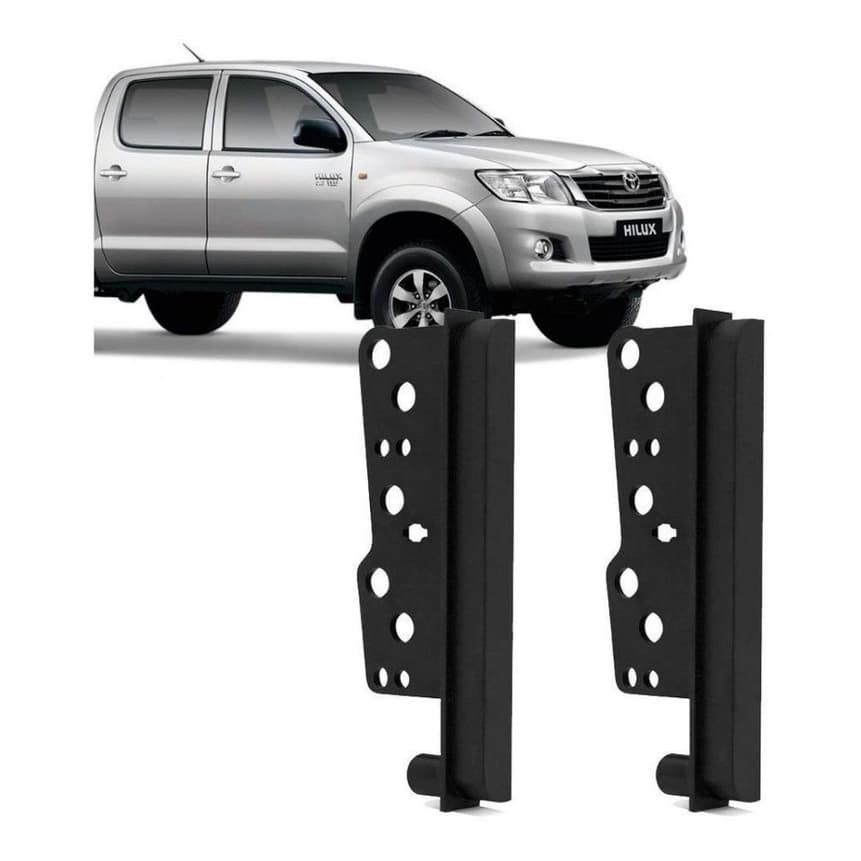 Moldura Painel 2 Din Toyota Corolla 2003 2007 Hilux 2005 11