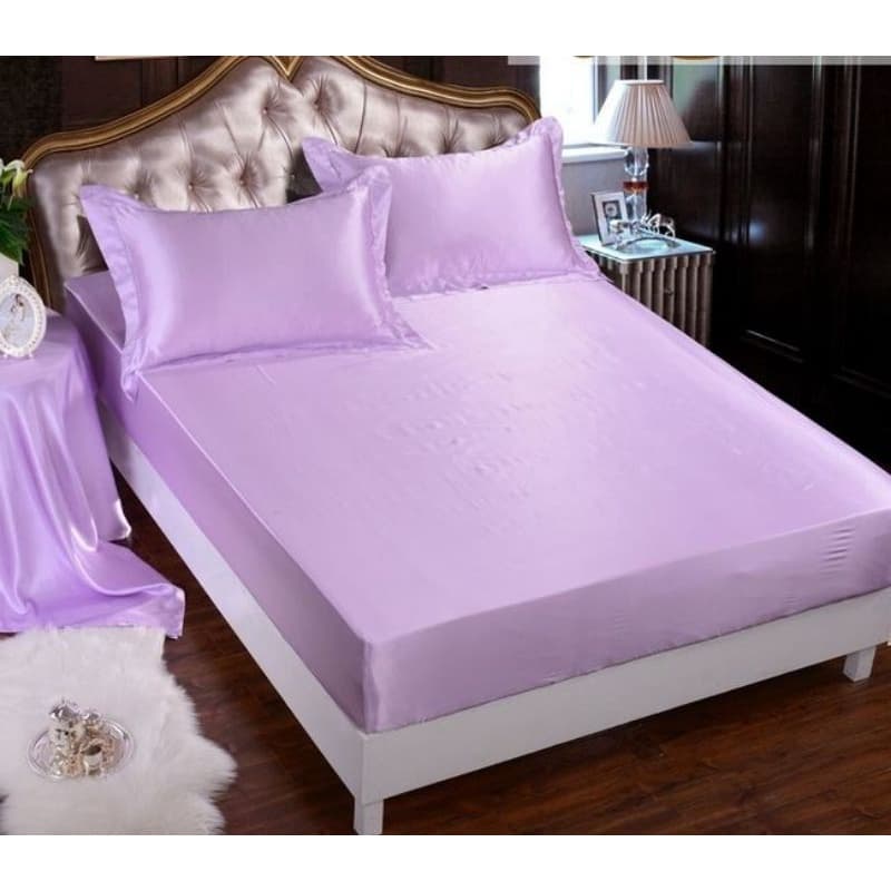Lençol de Cetim Casal Queen Avulso Com Elástico ( sem Fronhas)