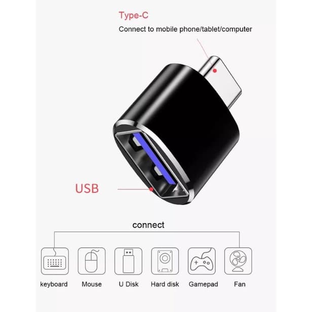 adaptador USB para tipo C