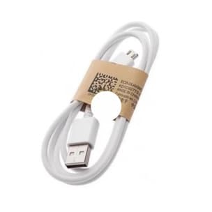 Cabo para Carregar Celular entrada usb x Mini Usb Carregador V8 2.0 Branco/Preto para Smartphone