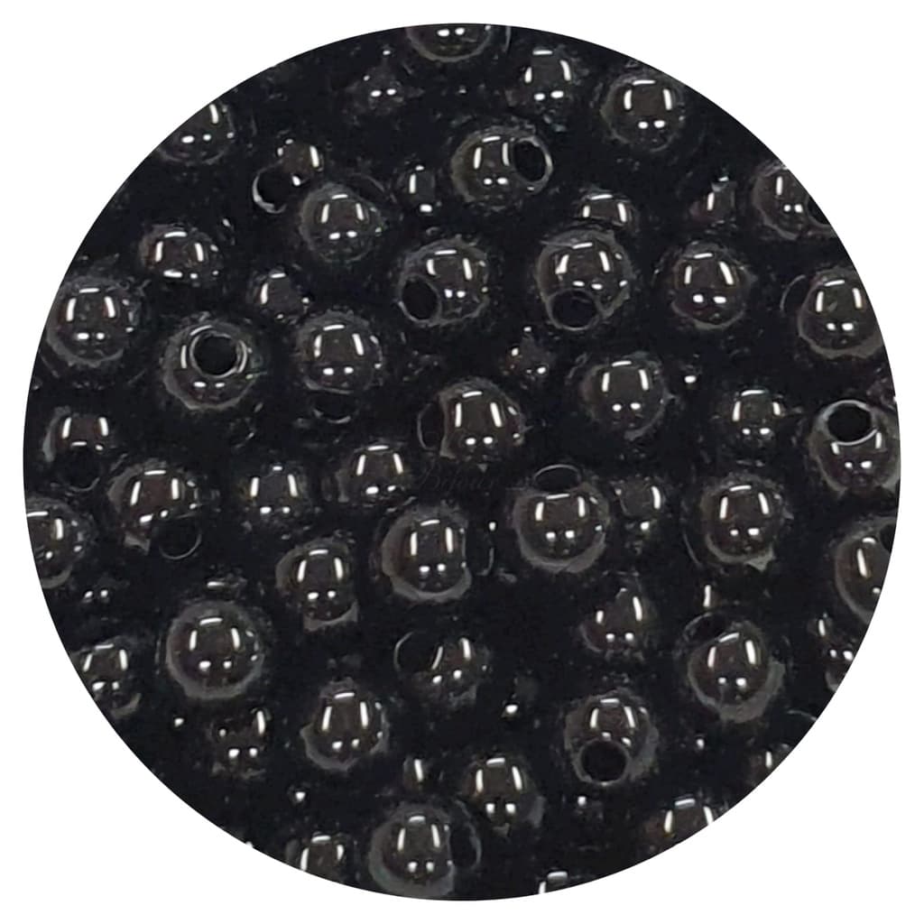 Miçanga Bola Lisa Leitosa 10mm 20 Gr