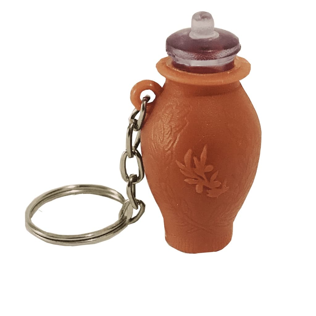 Chaveiro Botija porta óleo para unção
