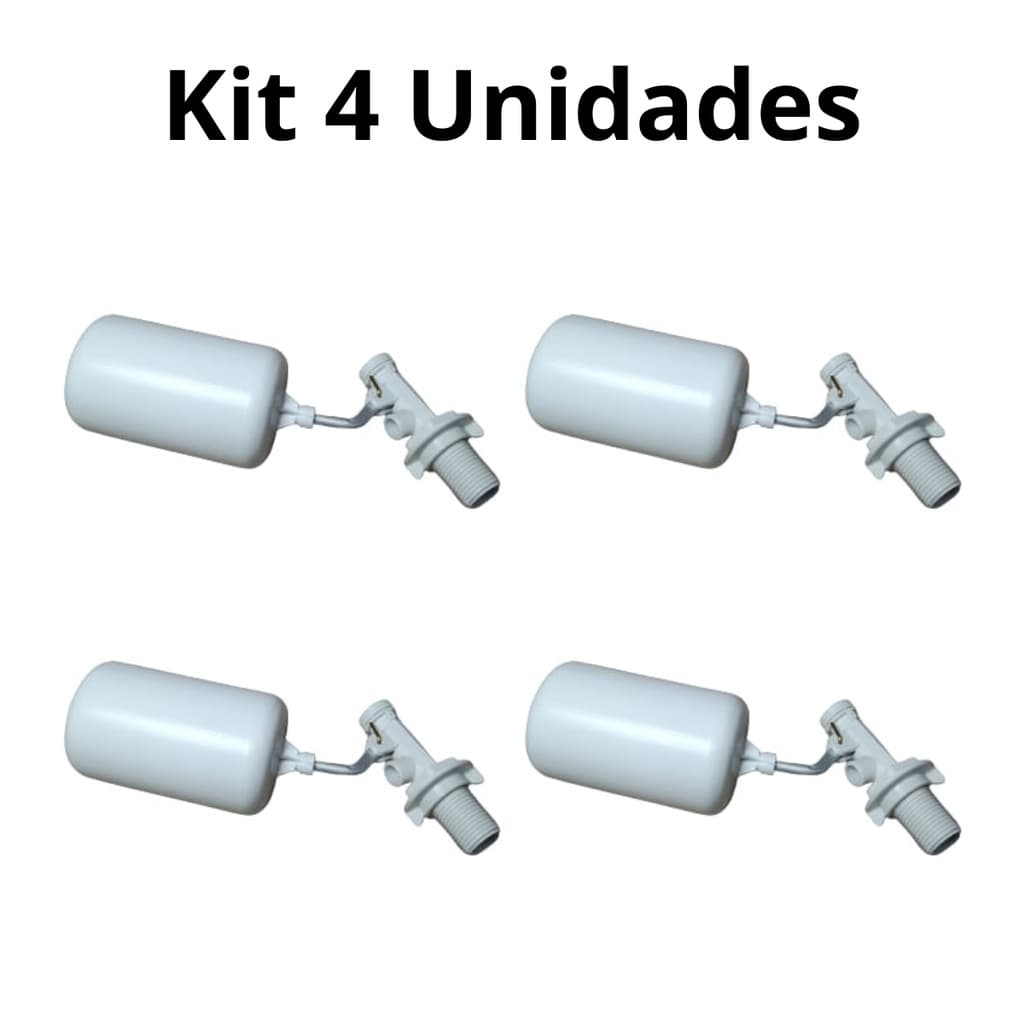Kit 4 Torneira Bóia Automática Para Bebedouro 1/2" Luconi