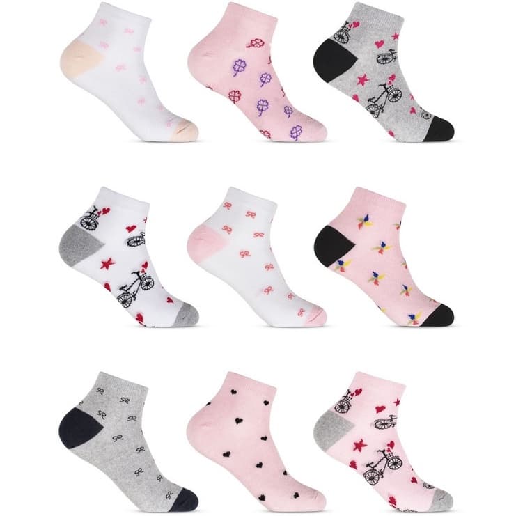 Kit 3 Pares Meia Feminina Cano Longo ou Cano Curto AltoMax Algodão Conforto