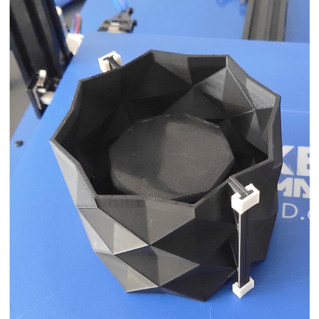 Forma/Molde para Vaso Geométrico de Cimento ou Gesso