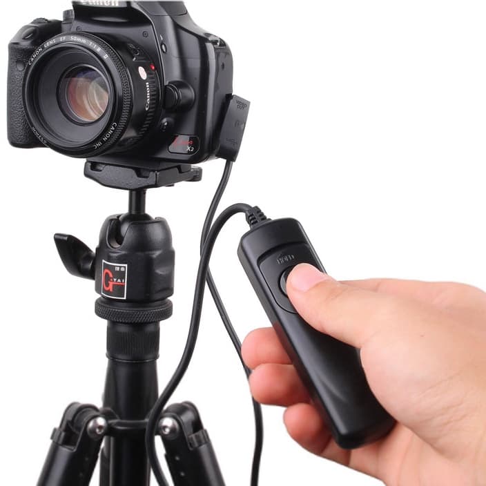 Cabo Disparador Controle Remoto P/ Canon EOS DSLR T7i T6i T5i T3i 80d T3 T5 T6 T7