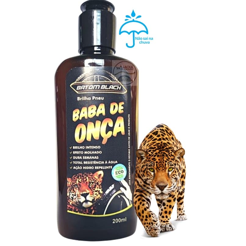 Pretinho Gel Baba de Onça Limpa Pneu Alto Brilho Top Melhor