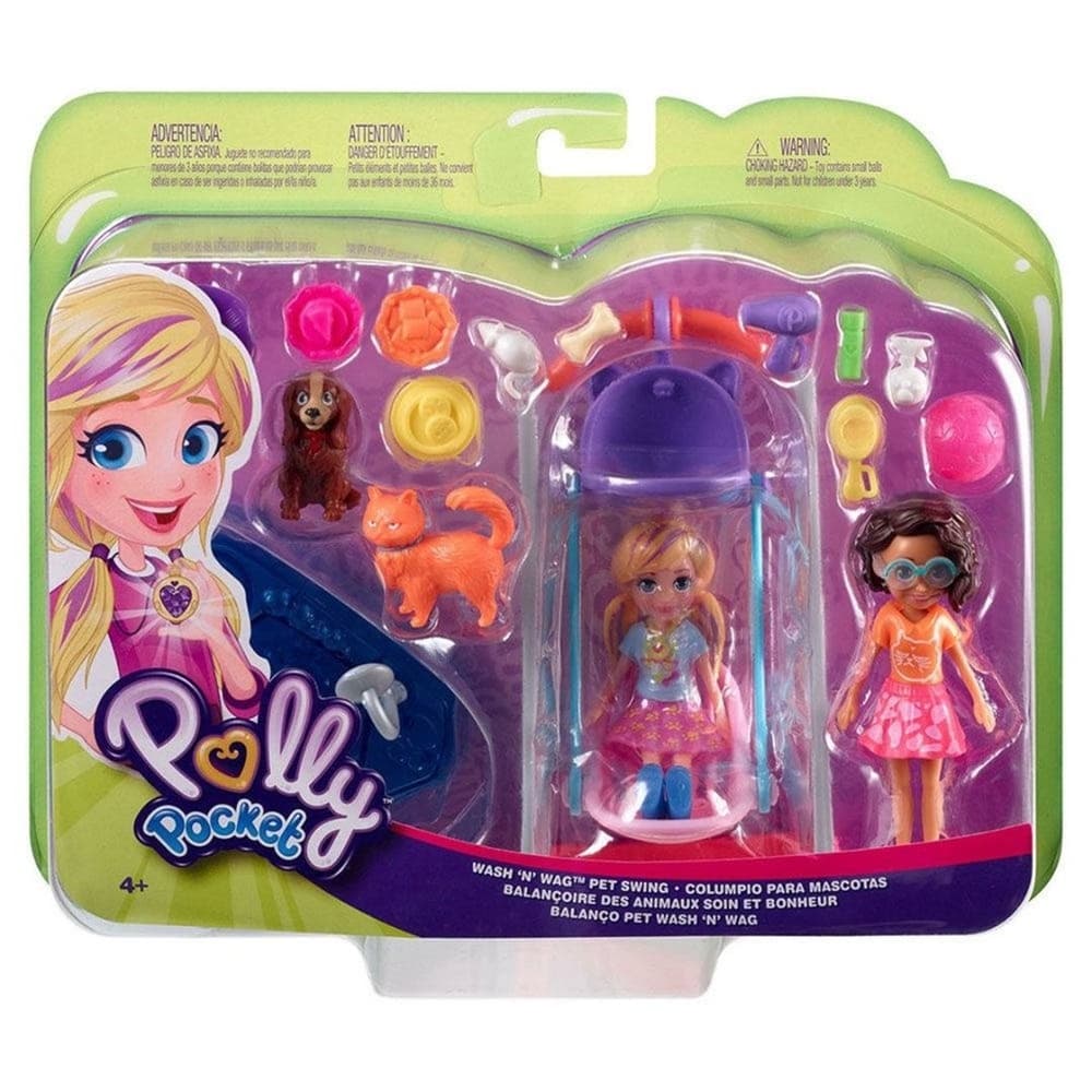 Polly Pocket Balanço Pet Wash 'N' Wag