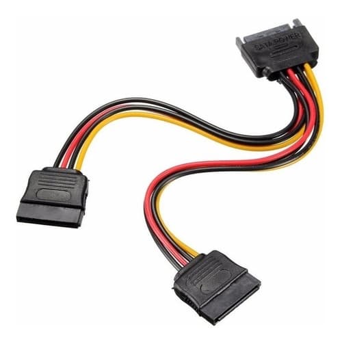 Cabo Força Y Sata Para Fonte Energia 018-9991 Duplo 15cm