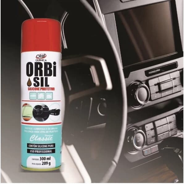 Silicone Spray Perfumado OrbiSil Aroma Classic 300ml
