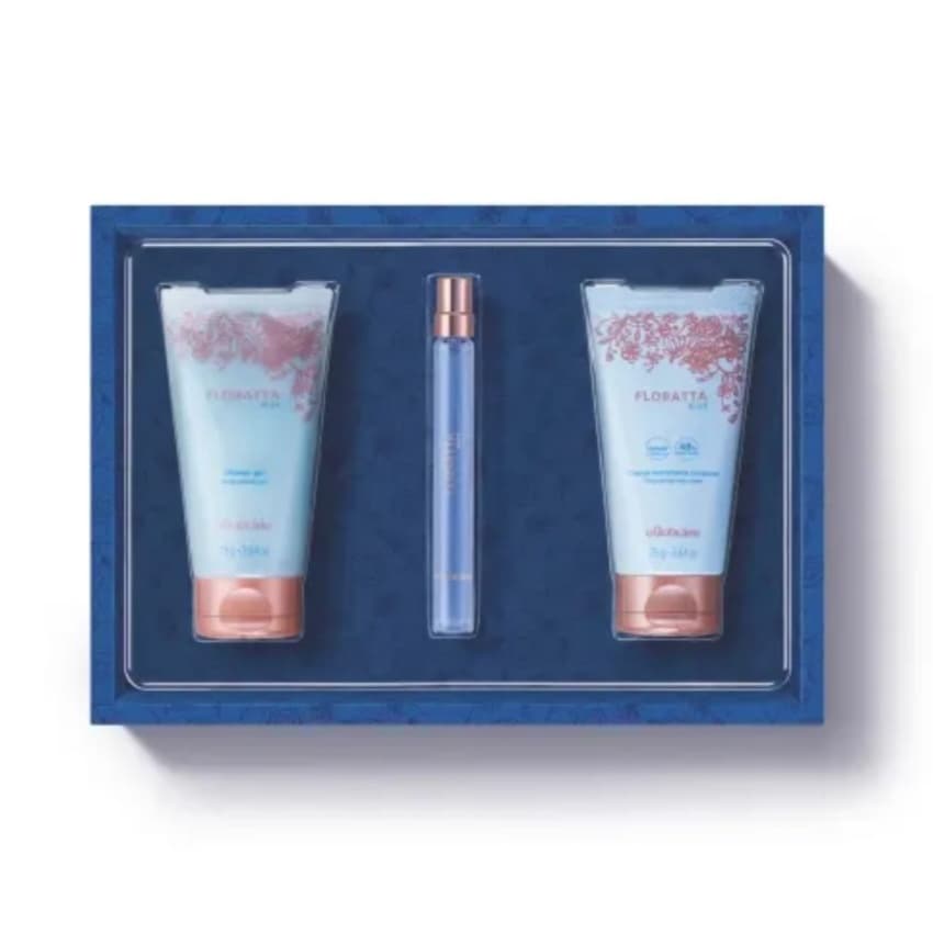 Kit Presenteável Floratta Blue / Rose / Flores Secretas - Presente - Kit de Presente.