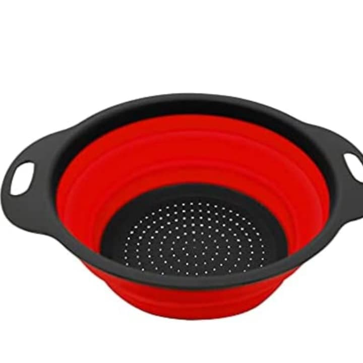 Escorredor multiuso de silicone retratil