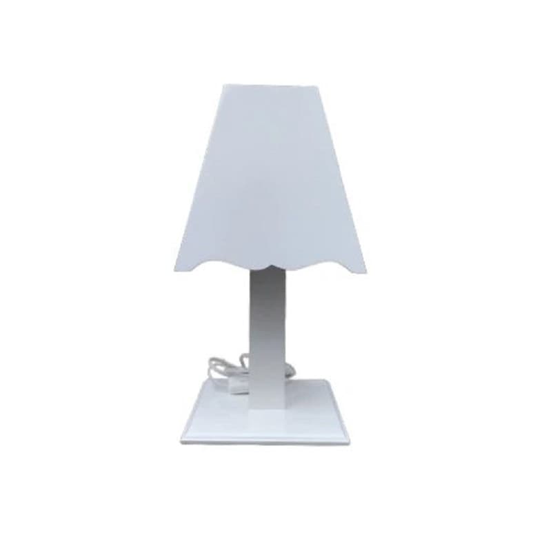 Abajur Luminária de Madeira Com Cúpula Decorativa de Mesa.