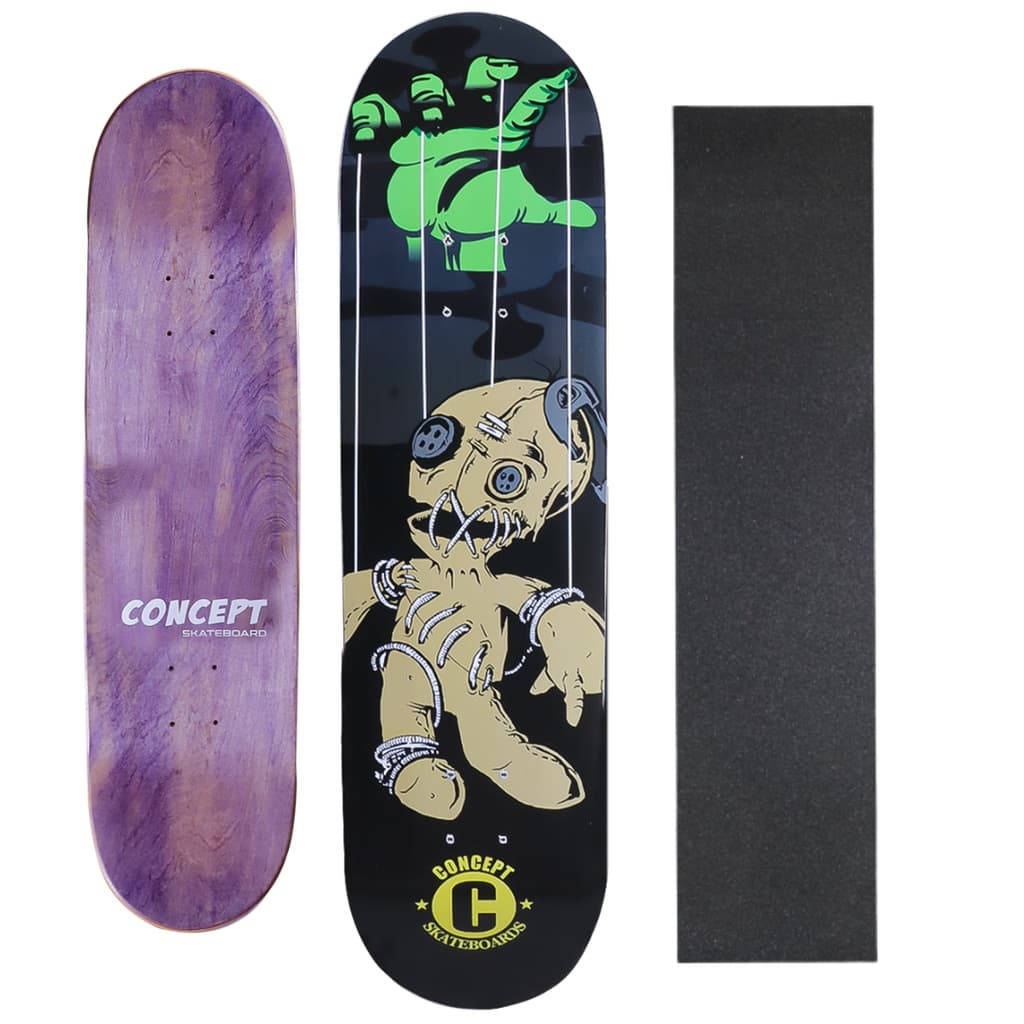 Shape De Skate Profissional + Lixa Grátis - Concept Skateboards