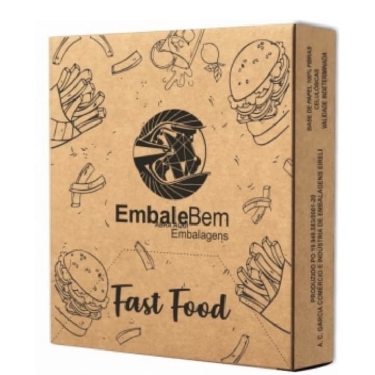 Papel Acoplado P/ Lanches, Hambúrguer -delivery 400 Unidades
