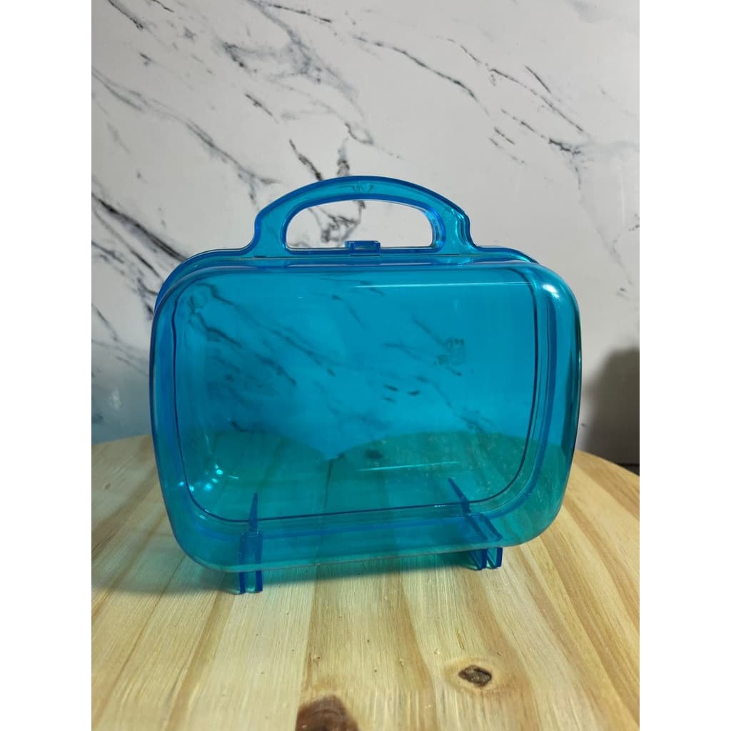 Maleta De Acrílico Azul para Lembrancinha