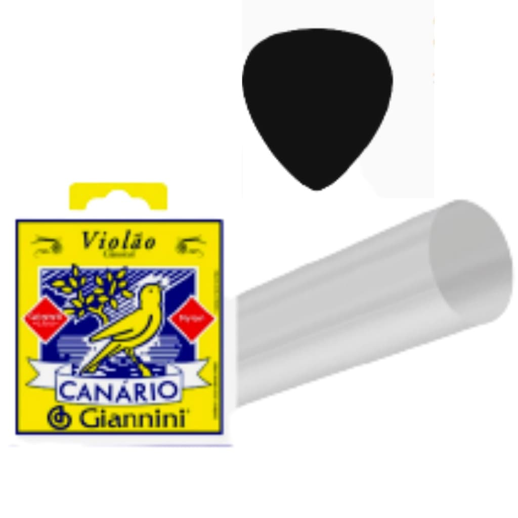 Encordoamento Violão Nylon Com Bolinha Canário Completo - GIANNINI