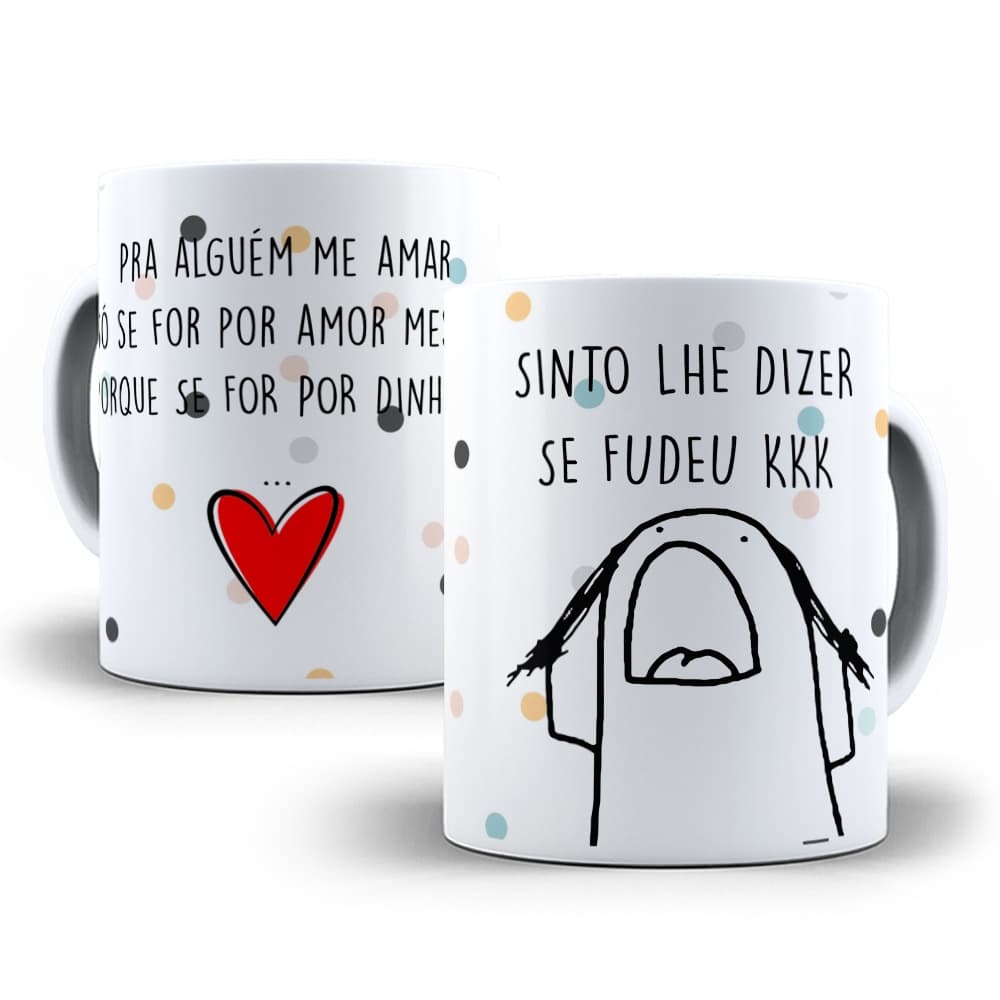 Caneca Personalizada Flork meme engraçado