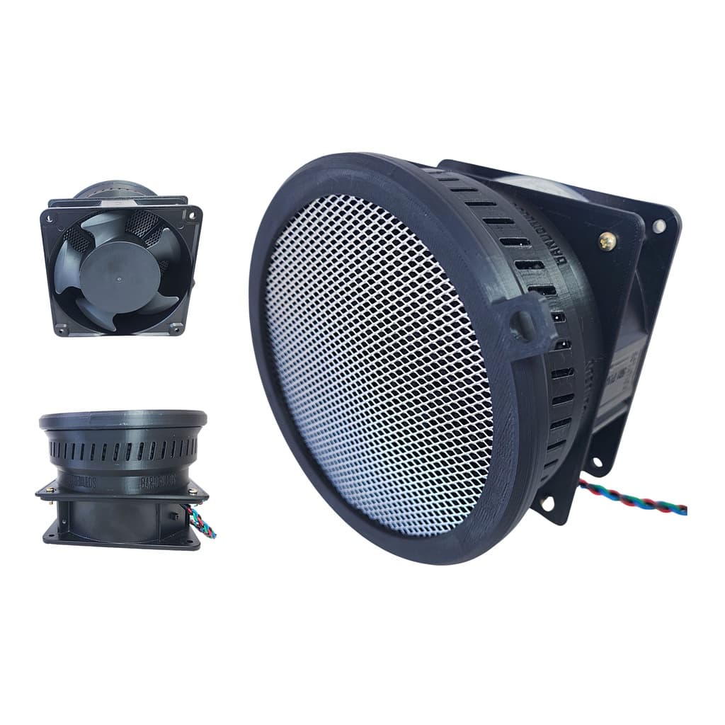 Kit Superfan 80mm Exaustor + Filtro Carvão Ativado Odor Grow Indoor Pcgrow - Bivolt