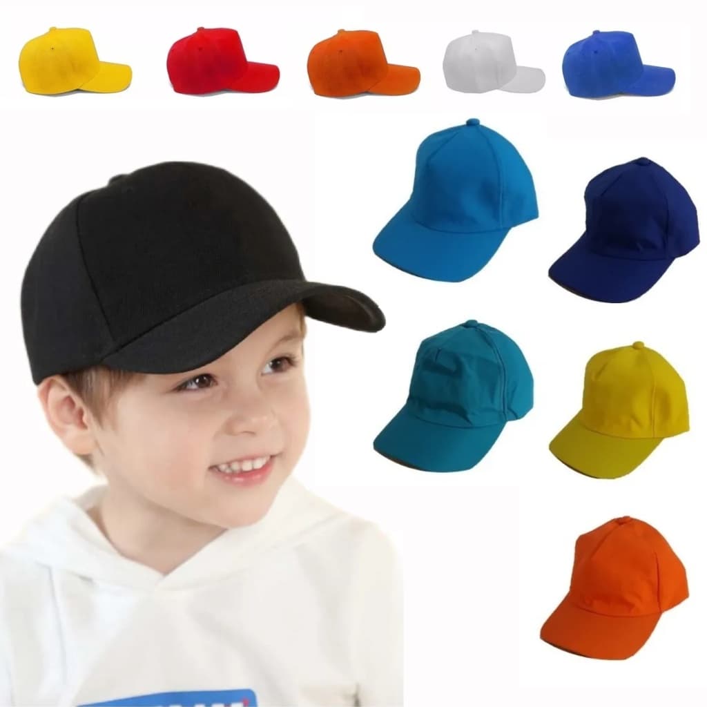 Boné Liso Infantil 25 Unissex Varias Cores BONÉ INFANTIL