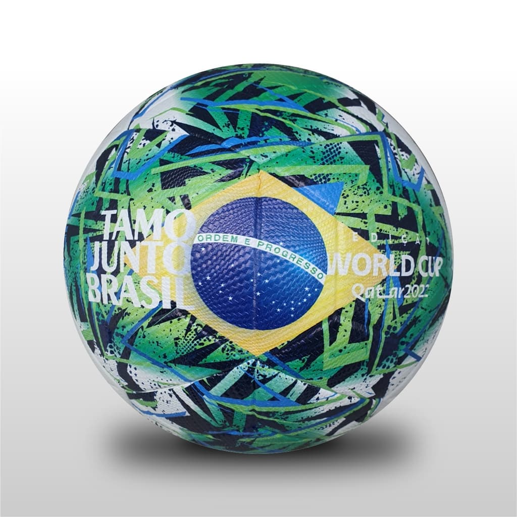 LANÇAMENTO! Bola de Futebol de Campo BRASIL COPA DO MUNDO QATAR M10 2022