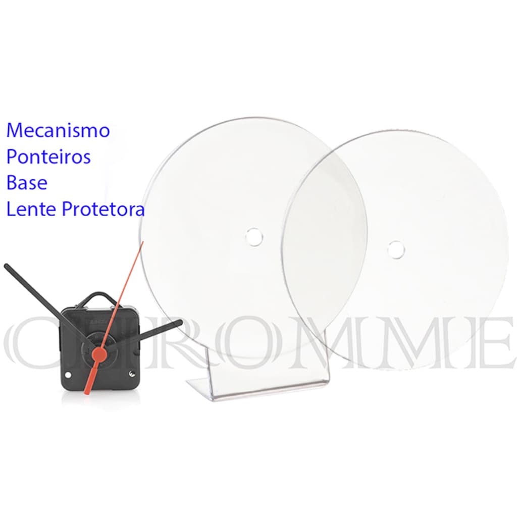 10 Kits de Relógios De Mesa Modelo Cd Com Visor Para Personalização