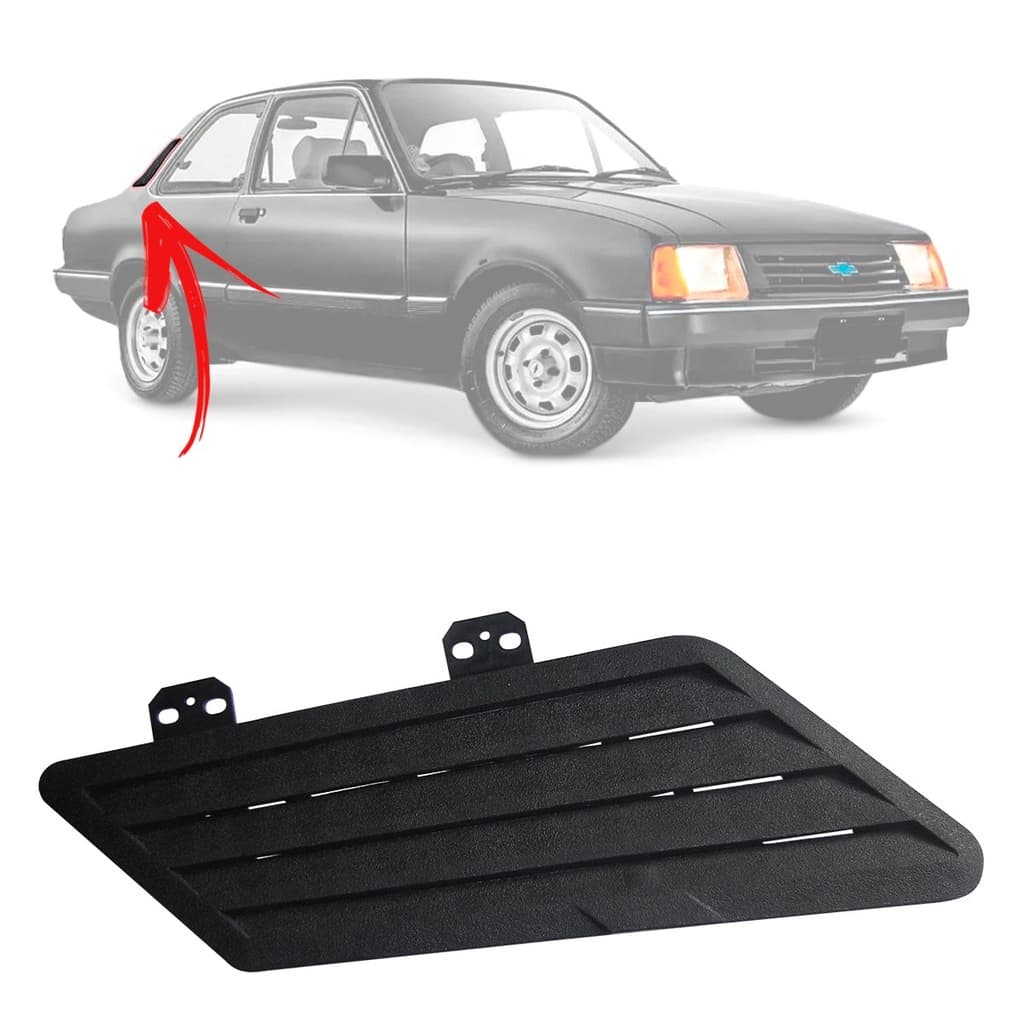 Portinhola tanque Chevette tanque de combustivel 1973 até 1995 Tampa preto plastico carro acessório