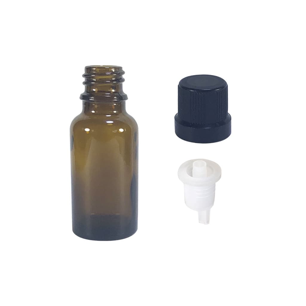Frasco De Vidro 20ml Com Batoque Gotejador (50 Unidades)
